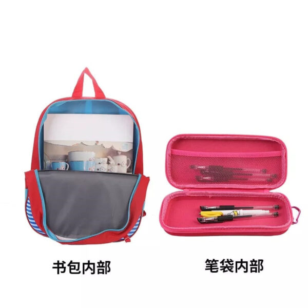 Kids School Bag with Geometry Box-Unicorn - Image 2