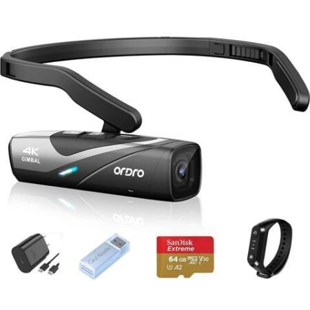 ORDRO EP8 4K Head-Mounted Video Camera