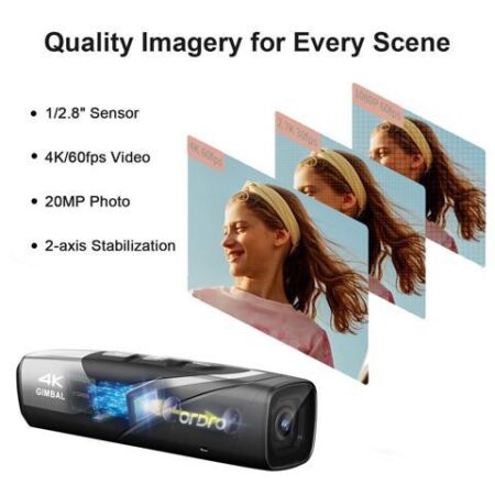 ORDRO EP8 4K Head-Mounted Video Camera - Image 2