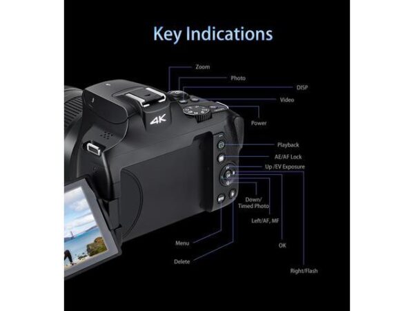 ORDRO 4K Digital Camera for Photography - Image 4