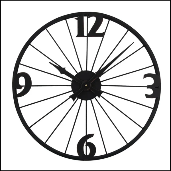 50CM Bicycle Wheel Wall Clock - Image 2