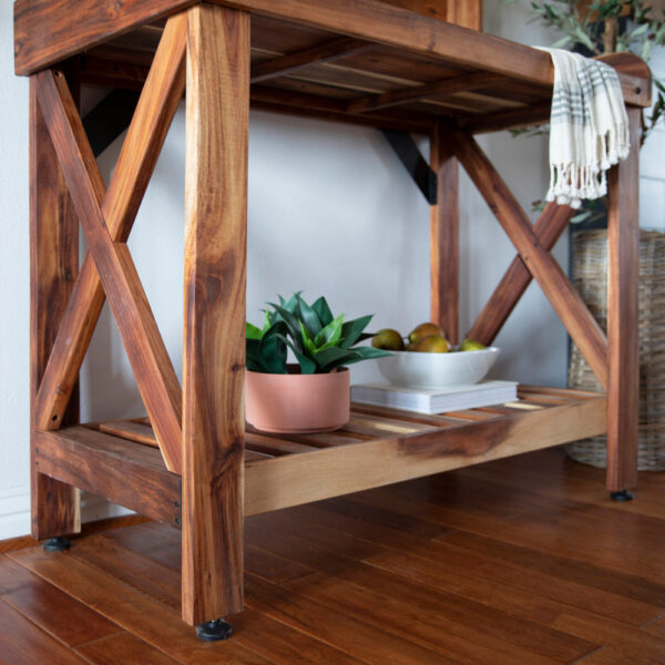 ABLE/BENCH/SERVING BAR - ACACIA WOOD - Image 5