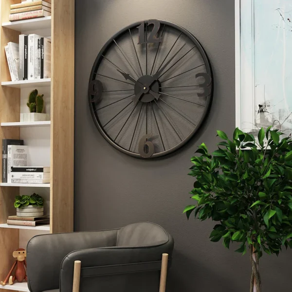 50CM Bicycle Wheel Wall Clock